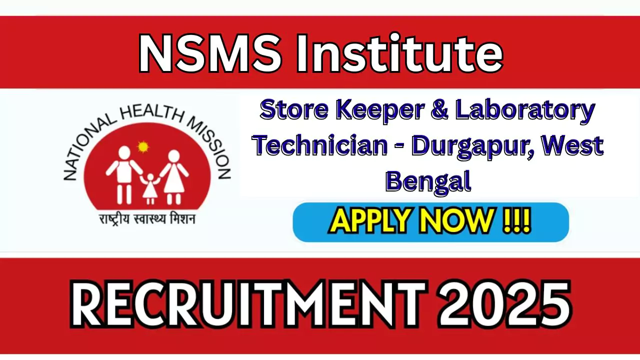 NSMS Institute of Pharmacy Recruitment 2025